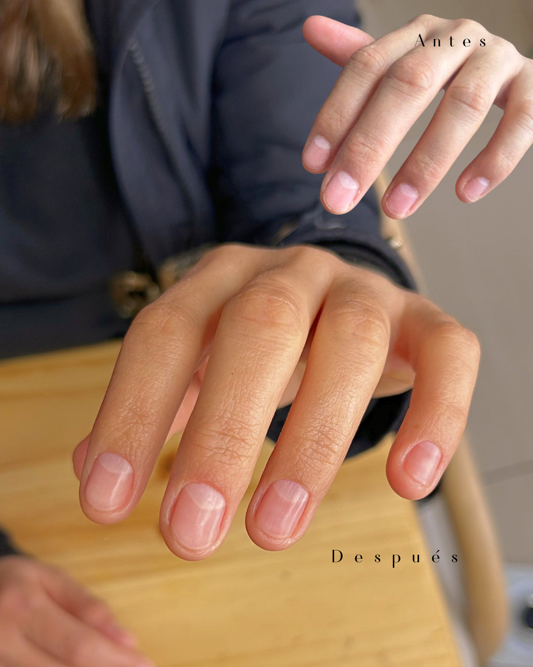 Limpieza de uñas manos